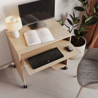 Компьютерный стол СОКОЛ дуб сонома КСТ-15 КС15дс5