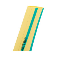 Термоусаживаемая трубка TDM ELECTRIC ТУТнг 10/5 желто-зеленая в коробке (10 м/упак) SQ0518-0428