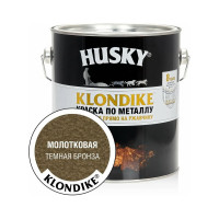 Краска по металлу с молотковым эффектом HUSKY KLONDIKE (темная бронза; 2.5 л) 26198
