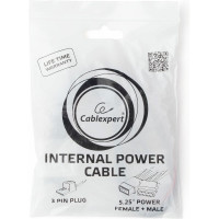 Кабель питания Cablexpert для вентилятора 12V, molex -> molex + 3pin, 15см CC-PSU-5