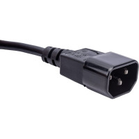 Кабель питания Cablexpert 1.8м, C14-C19, 3x1 кв.мм, черный, с заземлением PC-189-1-1