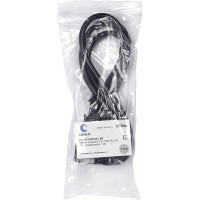 Кабель питания Cabeus IEC 320 C19 - IEC 320 C20 (3x1.5), 16A, прямая вилка, 1.8м PC-IEC19-IEC20-1.8M