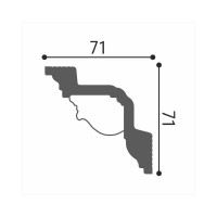Потолочный плинтус Де-Багет Декор ДП 21/100 00-00001079