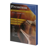 Обложки для переплёта Office Kit А4 кожа синие упаковка 100 шт CBA400230