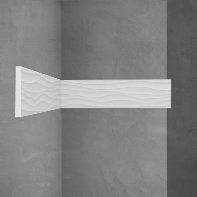 Молдинг с рисунком Stenopol 80х8х2000 мм под покраску C7042