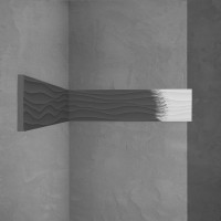 Молдинг с рисунком Stenopol 80х8х2000 мм под покраску C7042