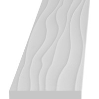 Молдинг с рисунком Stenopol 80х8х2000 мм под покраску C7042