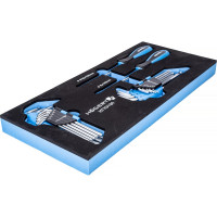 Набор отверток, ключи HEX и TORX 20 шт., ложемент EVA HOEGERT TECHNIK HT7G134