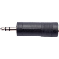 Переходник Pro Legend Jack 3.5 mm вилка - Jack 6.3 mm розетка, аудио-стерео PL1064
