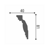 Потолочный плинтус Де-Багет Декор ДП 15/90 00-00001076