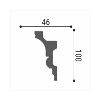 Потолочный плинтус Де-Багет Декор ДП 20/110 00-00001078
