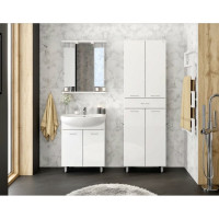 Тумба с раковиной Onika СТЕЛЛА 65 напольная, белая 106501