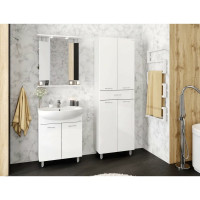 Тумба с раковиной Onika СТЕЛЛА 65 напольная, белая 106501