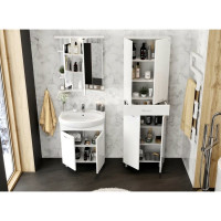 Тумба с раковиной Onika СТЕЛЛА 65 напольная, белая 106501