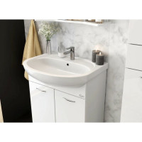 Тумба с раковиной Onika СТЕЛЛА 65 напольная, белая 106501