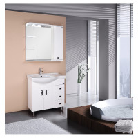 Тумба Onika Эльбрус 82 напольная белая крыло справа 108202