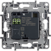 Зарядное устройство Legrand USB тип А / тип А Legrand Etika 3000мА 15Вт антрацит 672694