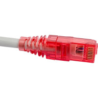 Патч-корд Hyperline PC-LPM-UTP-RJ45-RJ45-C5e-10M-LSZH-GY U/UTP, Cat.5e (100% Fluke Compone 42306