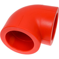 Полипропиленовый противопожарный угол Blue Ocean 90 - 63, красный Fire - S - B1 PPRF/90E(R) - 63