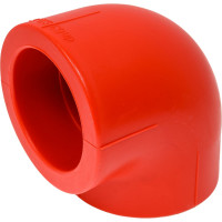 Полипропиленовый противопожарный угол Blue Ocean 90 - 63, красный Fire - S - B1 PPRF/90E(R) - 63