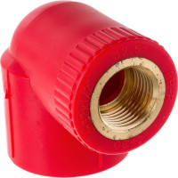 Противопожарный угол Blue Ocean с внутренней резьбой, 32х1/2, красный Fire - S - B1 PPRF/IT90E(R) - 32х1/2