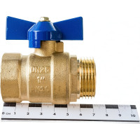 Шаровой кран Zox 3/4'' вн/нар, бабочка 519285