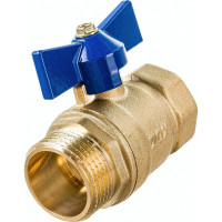 Шаровой кран Zox 3/4'' вн/нар, бабочка 519285