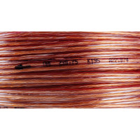 Акустический кабель Cablexpert прозрачный, 2x0.75мм2, медь, 15м, с красн.пол., бухта, CC-TC2x0,75-15M