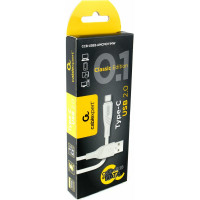 Кабель Cablexpert USB2.0, AM/Type-C, издание Classic 0.1, длина 1м, белый, блистер CCB-USB2-AMCMO1-1MW