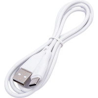 Кабель Cablexpert USB2.0, AM/Type-C, издание Classic 0.1, длина 1м, белый, блистер CCB-USB2-AMCMO1-1MW