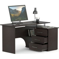 Компьютерный стол СОКОЛ правый венге КСТ-09 00-00010947