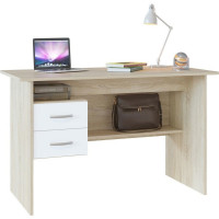 Письменный стол СОКОЛ дуб сонома/белый СПм-07.1 СПм071С5б6