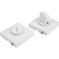 Квадратная завертка к ручкам PUERTO матовый супер белый INBK AL 03 MSW