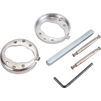 Квадратная завертка к ручкам PUERTO матовый супер белый INBK AL 03 MSW