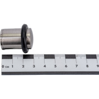 Дверной стопор Amig никель с черной резинкой 201-20 NI