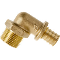 Угол 90 One Plus 20х3/4 НР аксиальный rx надвижной, для труб из сшитого полиэтилена Pex 3204023070