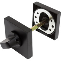 Квадратная завертка к ручкам Ренц черный INBK 03 B