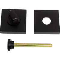 Квадратная завертка к ручкам Ренц черный INBK 03 B