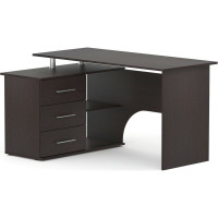 Компьютерный стол СОКОЛ левый венге КСТ-09 00-00010948