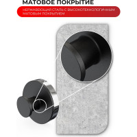 Одинарный крючок Fora LORD черный FOR-LORD028BL