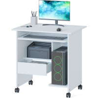 Компьютерный стол СОКОЛ белый КСТ-10.1 КСТ10.1Б6