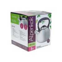 Чайник Alpenkok AK-516 нержавеющая сталь со свистком 3,0 л 12 0R-00006112