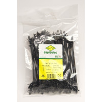 Кабельные стяжки для крепления на поверхности SapiSelco 140x3.5, полиамид 6.6, уп. 100 шт. SCA.3.210