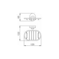 Держатель + мыльница Ekko E1602-1
