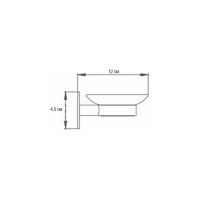 Держатель + мыльница Ekko E1702
