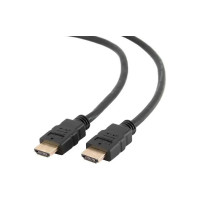 Кабель HDMI Cablexpert 20м v2.0 19M/19M медь, черный позолоченные разъемы экран 2 ферритовых кольца пакет CCF2-HDMI4-20M