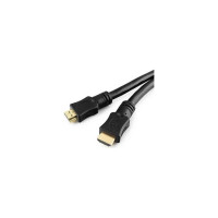 Кабель HDMI Cablexpert 20м v2.0 19M/19M медь, черный позолоченные разъемы экран 2 ферритовых кольца пакет CCF2-HDMI4-20M