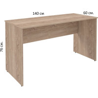 Письменный стол SKYLAND S-1400 дуб сонома светлый 1400x600x760 SIMPLE sk-01233970