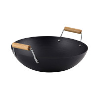 Сковорода Mallony ВОК LARGO из углеродистой стали, диаметр 32 см 005363