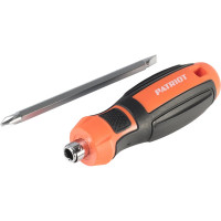 Отвертка с двусторонним стержнем PATRIOT CR-V, PH2-SL6x100, 2-х компонентная рукоятка Patriot (1165) 350003302